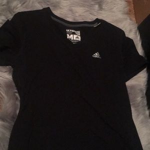 🔴Adidas black tee shirt🔴  3 for $15